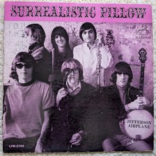 Jefferson Airplane 'Surrealistic Pillow' 1967 RCA Mono, Label Error, good + picture