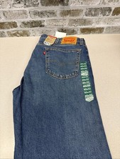 LEVI'S 505 Regular Fit Straight Leg Jeans Men's 40x32 Denim 95% Cotton NWT picture