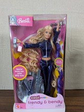 2003 Barbie Cool Lookz Trendy & Bendy C0419 NRFB Blonde Hair Doll Mattel picture