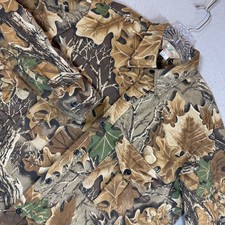 RedHead Shirt Mens L Advantage Camo Brown Button-down Hunting Made in USA EUC picture