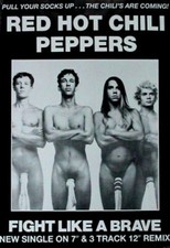 RED HOT CHILI PEPPERS POSTER Fight Like a Brave 24X36 picture
