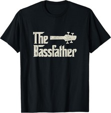 Bass Player Dad Vintage Style T-Shirt for Father's Day picture