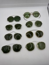 Eight Vintage Glasses/Sunglasses Good Antique Frames Need Cleaned picture