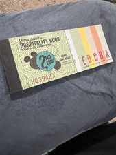 VTG 1979 ?HOSPITALITY Book' Adult ADMISSION Ticket~