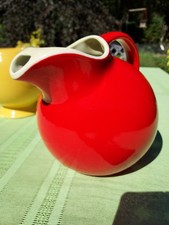 Vintage Hall USA Red Ball Jug Pitcher # A8, Excellent Condition picture