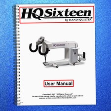 HANDI QUILTER HQ Sixteen User Manual - COIL BIND - TOUGH COVERS picture
