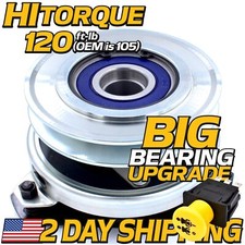BIGBearing HiTorq 120ftlb (OEM 105) Clutch AM119536 & PTO Switch for John Deere picture