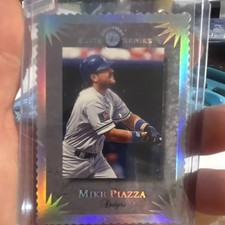 Donruss 1995 Elite Series Mike Piazza Los Angeles Dodgers #52 Serial #/10000 picture