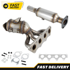 For 2012-19 Kia Soul 1.6L Both Manifold & Rear Catalytic Converters Direct Fit picture