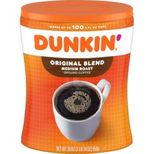 DUNKIN' Original Blend Medium Roast Ground Coffee, 30 Ounce picture