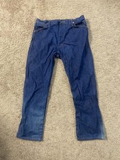 Wrangler Jeans Mens 33x32 Blue 31MWZ Cowboy Cut Western Straight Leg Denim picture