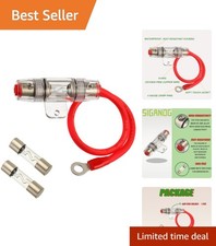 Durable 100A AGU Fuse Holder & 1ft Oxygen-Free Copper Wire - Trusted Protection picture