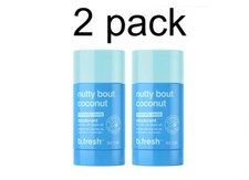 2x B.FRESH NUTTY BOUT COCONUT ALUMINUM-FREE DEODORANT 75g / 2.64 oz picture