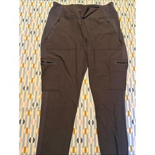 Athleta Headlands Black Cargo Jogger Pants picture