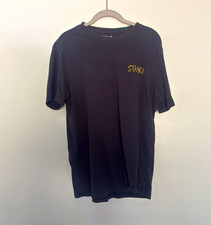 Stance Men’s The Crew T Black Graphic Logo Crew Neck Short Sleeve T-Shirt - L picture