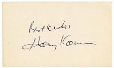 HAND SIGNED Harvey Korman 3