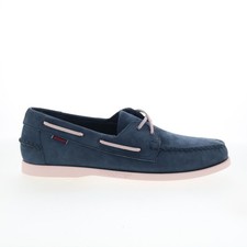 Sebago Portland Nubuck 7000GA0-A71 Mens Blue Loafers & Slip Ons Boat Shoes picture