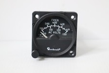 Mid-Continent Instrument MD101-3 AC Volt Frequency Indicator Beech 101-384107-3 picture