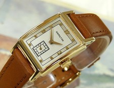 1953 Vintage HAMILTON SHERMAN, Stunning SILVER Dial, Serviced & Warranty picture
