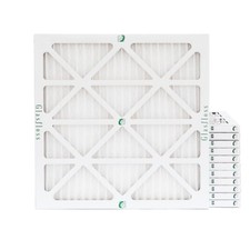 12x12x1 MERV 10 Pleated Air Filters. 12 PACK. Actual Size: 11-1/2 x 11-1/2 x 7/8 picture