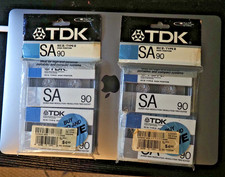 TDK SA 90 Minute Cassette Tape 2-pack NEW AND SEALED picture