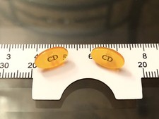 Original Nose Pads For Christian Dior So Real Mirror Sunglasses Orange picture
