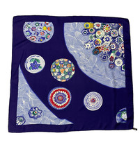 Hermès Sulfure Presse-Papiers II Caty Latham Silk Carré 90 Scarf Rare picture