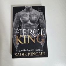 Fierce King: A Dark Mafia/ Forced Marriage Romance: 1 Paperback By Sadie Kincaid picture