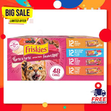 Purina Friskies Prime Filets Surfin & Turfin Wet Cat Food Pack, 5.5 oz (48-Pk) picture