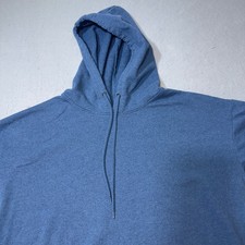 Zenana Outfitters Blue Heathered Oversized Pullover Hoodie OT-2800 L/XL picture