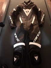 DAINESE LAGUNA 1 RACE RACING SUIT - MOTORBIKE MOTORCYCLE LEATHER SUIT - OEM picture