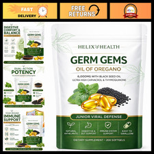 4X Strength Oil of Oregano & Black Seed Oil Softgels - Immune & Digestive Suppor picture