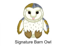 WEBKINZ- Signature Barn Owl *Virtual Code ONLY for Webkinz Classic picture