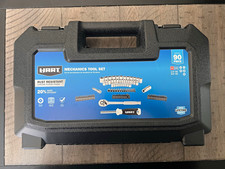 HART 90-Piece Mechanics Tool Set SAE/Metric w/ Hard Case, Chrome Finish picture
