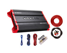 Crunch GP-3500.1D 3500W Mono Amplifier & BCC0R 0-Gauge Wiring Kit Combo picture
