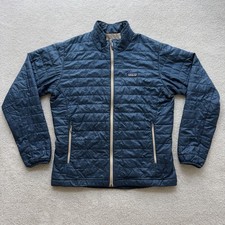Patagonia Nano Puff Jacket Men's Large Blue Full Zip Puffer Outdoor 84212 picture