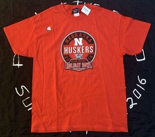 BLUE 84 Nebraska Cornhuskers 2014 National University Holiday Bowl L Red T-Shirt picture
