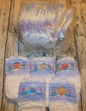 VTG 2006 PAMPERS CRUISERS sz 5 DIAPERS OPEN PACK 18 SESAME STREET RETIRED SAMPLE picture
