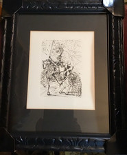 New Restrike Etching of El CID by Salvador Dali with Provenance and COA 1966 picture