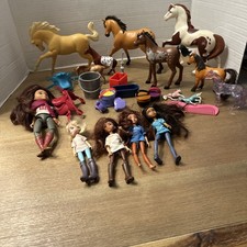 Dreamworks Spirit Riding Free Dolls And Horse Lot 26 Pieces With Accessories picture