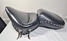 Mustang Wide Studded Touring 1-Piece Seat 75072 Harley Davidson picture