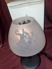 PartyLite Shadowdancers Tea Light Candle Lamp Halloween Ghost P7797 Boxed picture