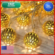 Betus 10Ft 20 LED Moroccan Globe LED Fairy String Lights - Battery Powered picture