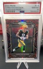 2022 Panini Prizm Rookies Christian Watson #314 Snakeskin Prizm (RC) picture