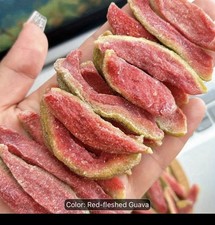3 Bags Of Dried Red Heart Guava Delicious & Flavorful Freshly Cut Fruit Snacks picture