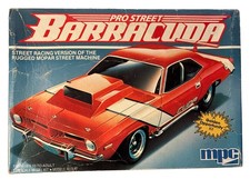 MPC 74 Barracuda Pro Street Model Kit and Street Machine 1/25,Open Box (B215) picture