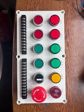 24VDC PLC Trainer I/O Simulator DIY Kit 6 Inputs 6 Outputs E-Stop Buzzer LEDs picture