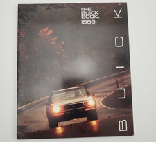 Vintage 1986 The Buick Book Sales Advertisement With Specification 1986 Buick  picture