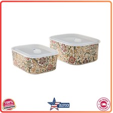 Better Homes & Gardens Edith Vine Floral 4-Piece Stoneware Baking Dish Set w... picture