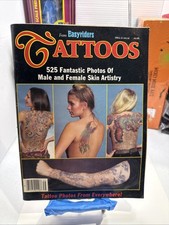 Vintage TATTOOS from Easyriders #1 Magazine Male Female Skin Artistry TATTOO ART picture